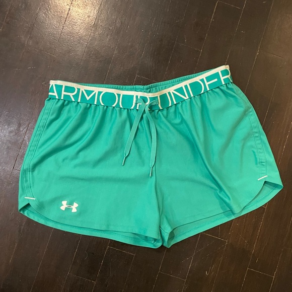 Under Armour Mint Green Shorts - Picture 1 of 6